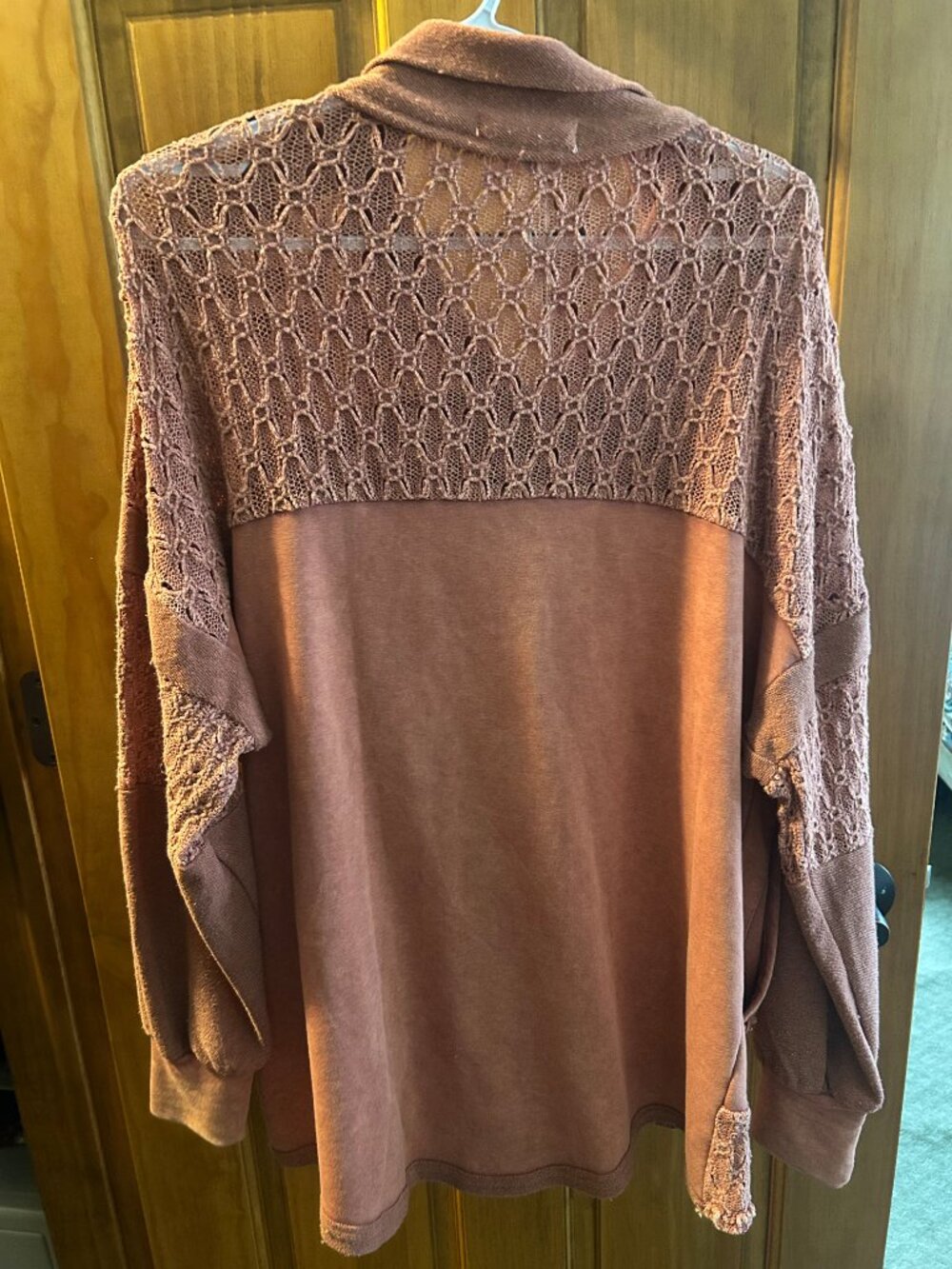 Gimmick NWT Oversized Zip Sweatshirt - Picture 2 of 6